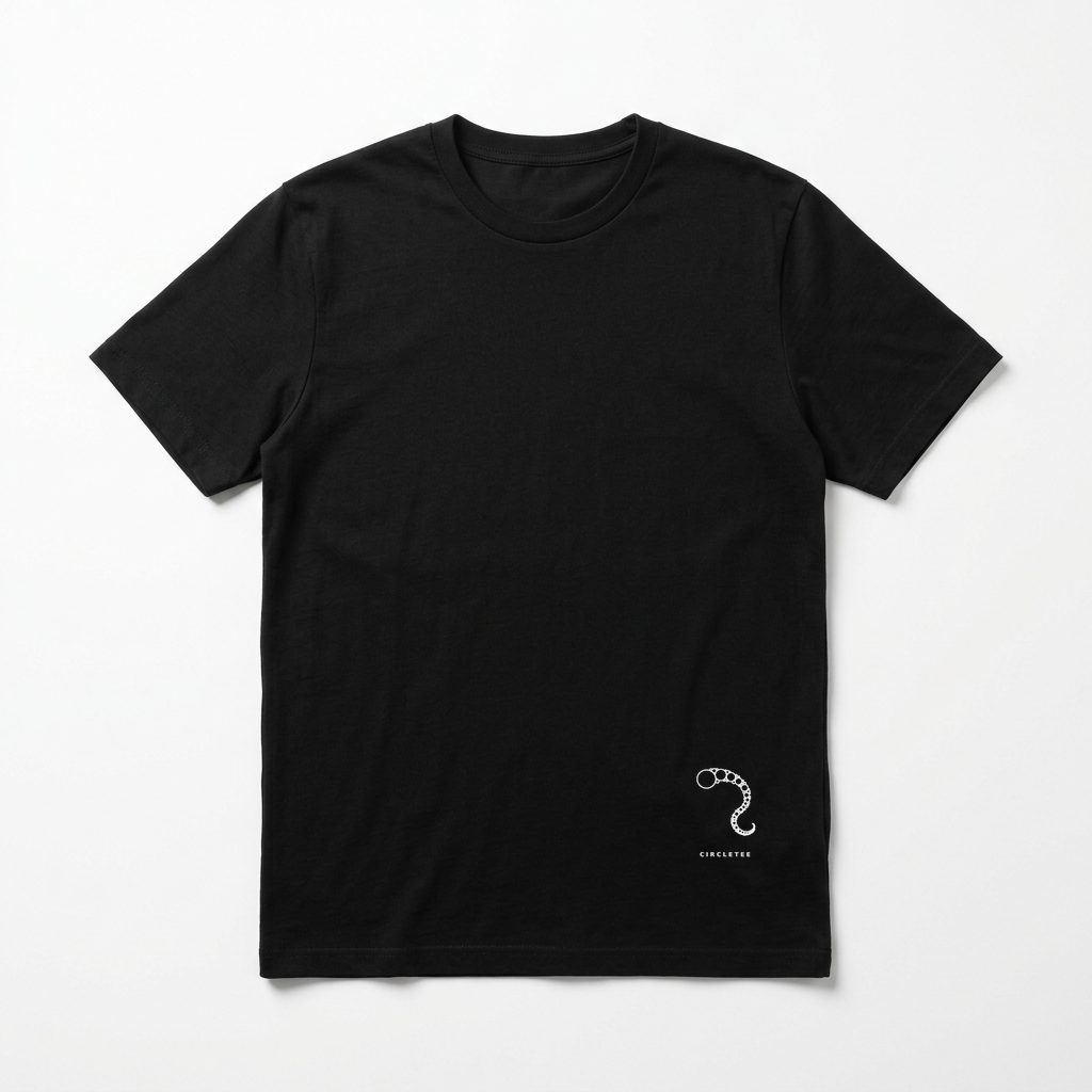 CircleTee Julia Set - Fronte con simbolo in piccolo