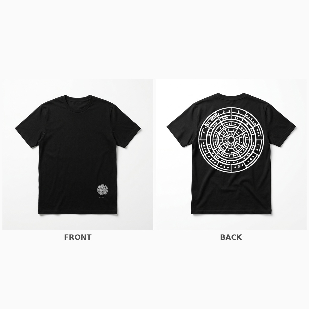 CircleTee Pi Formation - Vista fronte e retro