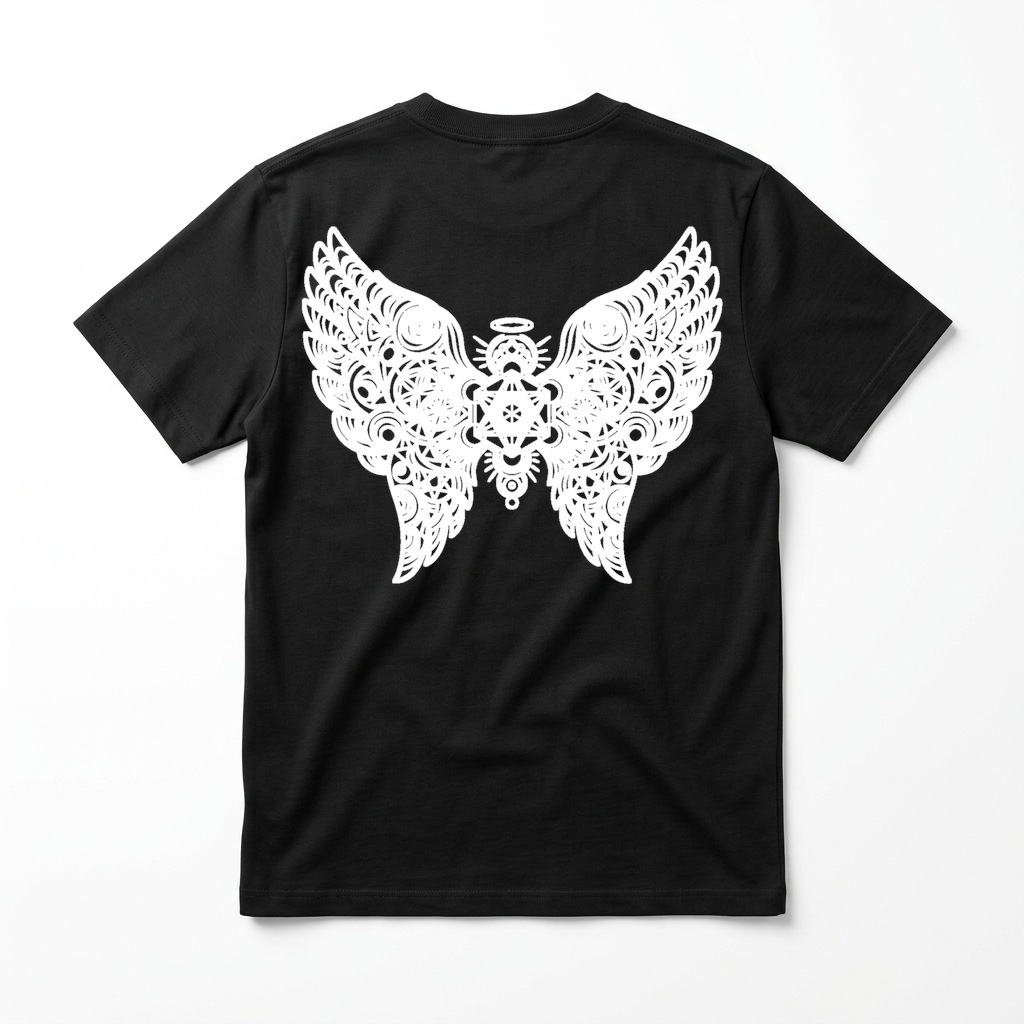CircleTee Angel Wings - Retro con stampa grande centrata