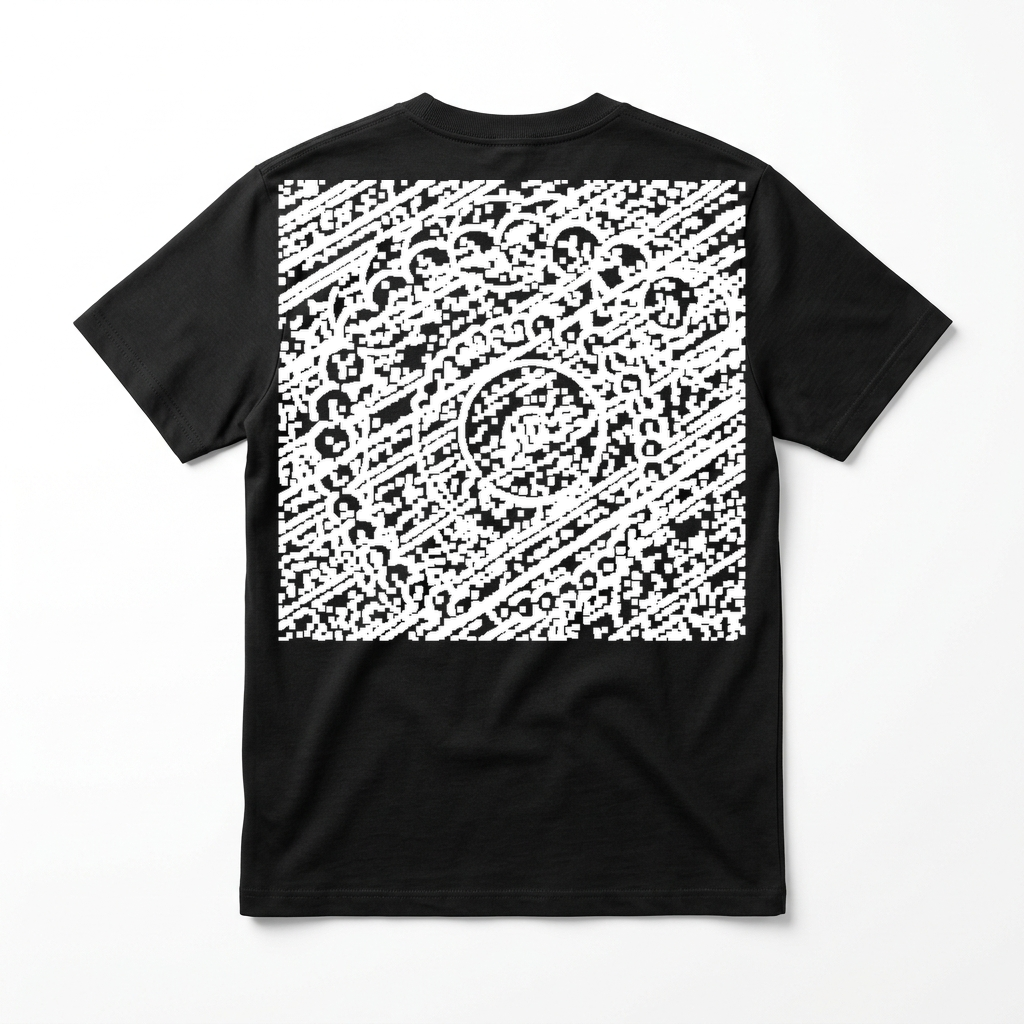 CircleTee Echoes - Retro con stampa grande centrata