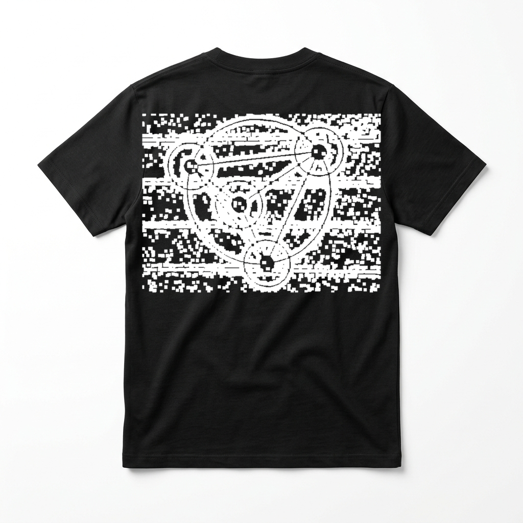 CircleTee Nova - Retro con stampa grande centrata